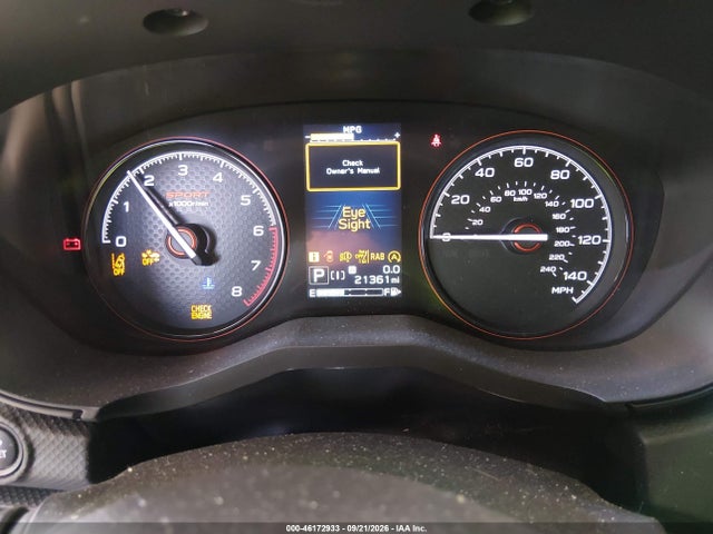 Продаж на аукціоні авто 2022 Subaru Forester Sport, vin: JF2SKAJC7NH507232, номер лоту: 46172933