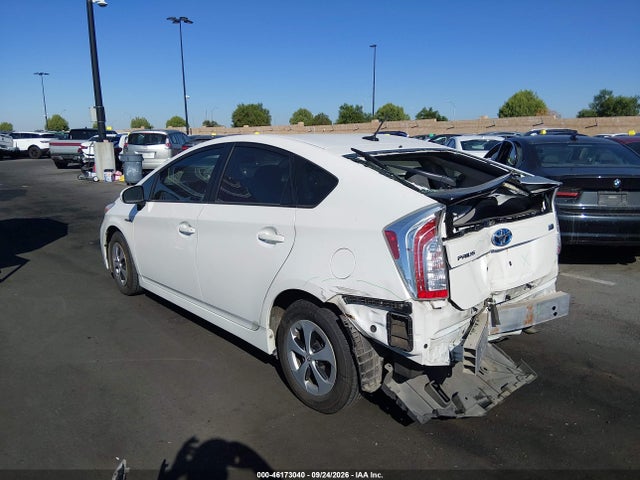 Продаж на аукціоні авто 2013 Toyota Prius Three, vin: JTDKN3DU9D5701766, номер лоту: 46173040