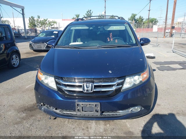 46173052 :رقم المزاد ، 5FNRL5H99EB001008 vin ، 2014 Honda Odyssey Touring/touring Elite مزاد بيع
