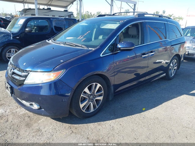 46173052 :رقم المزاد ، 5FNRL5H99EB001008 vin ، 2014 Honda Odyssey Touring/touring Elite مزاد بيع