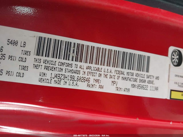 Продаж на аукціоні авто 2011 Jeep Wrangler Unlimited Sport Rhd, vin: 1J4BZ3H19BL602646, номер лоту: 46173070