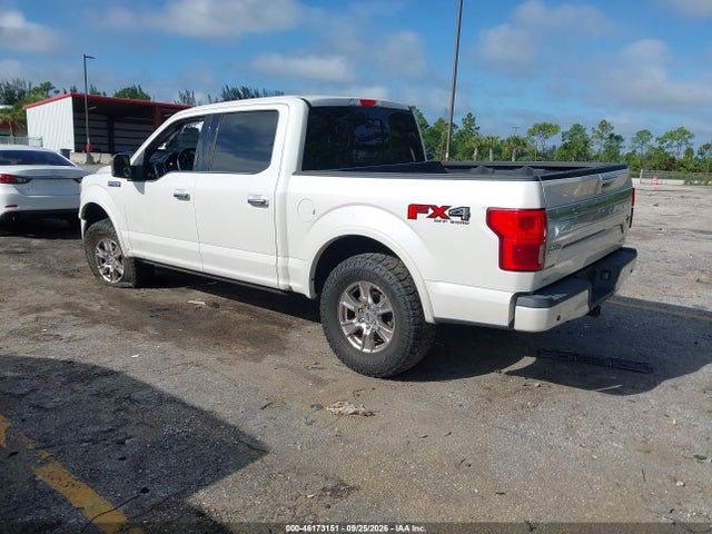 46173151 :رقم المزاد ، 1FTEW1EG7JFC76755 vin ، 2018 Ford F-150 Platinum مزاد بيع