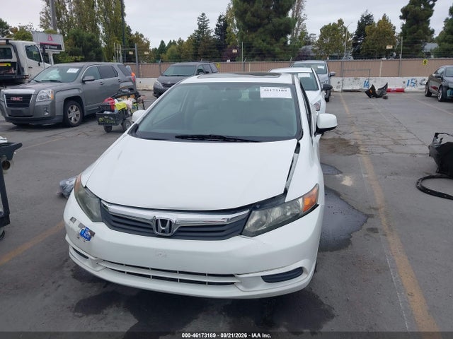 2012 Honda Civic Ex მანქანა იყიდება აუქციონზე, vin: 19XFB2F86CE388764, აუქციონის ნომერი: 46173189