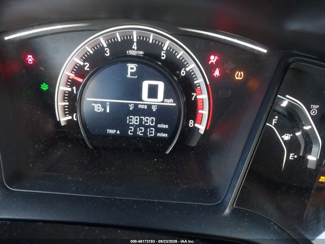 46173193 :رقم المزاد ، 2HGFC2F5XGH536073 vin ، 2016 Honda Civic Lx مزاد بيع