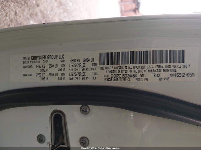 RAM 2500 Tradesman 2014 3C6UR5CJ5EG244004 Image 9