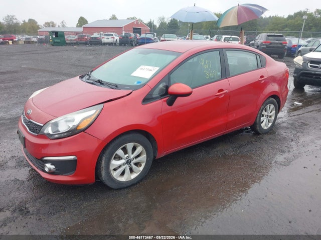 2016 Kia Rio Ex მანქანა იყიდება აუქციონზე, vin: KNADN4A39G6645883, აუქციონის ნომერი: 46173467