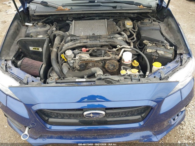 2016 Subaru Wrx Premium მანქანა იყიდება აუქციონზე, vin: JF1VA1E67G9817371, აუქციონის ნომერი: 46173485