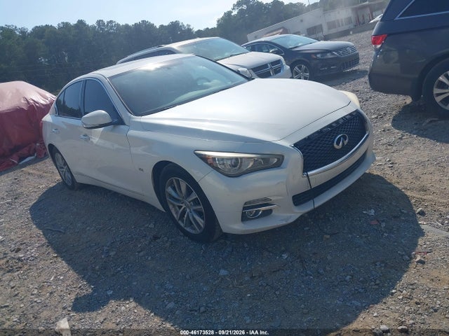 2017 Infiniti Q50 3.0t Premium მანქანა იყიდება აუქციონზე, vin: JN1EV7AP3HM741312, აუქციონის ნომერი: 46173528