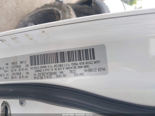 Aukcja sprzedaży 2015 Ram 2500 Slt, vin: 3C6TR5DTXFG684801, numer aukcji: 46173586