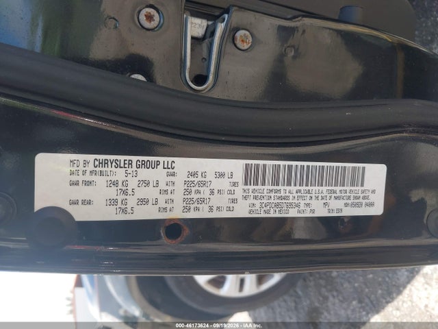 Aukcja sprzedaży 2013 Dodge Journey American Value Pkg, vin: 3C4PDCAB5DT695346, numer aukcji: 46173624