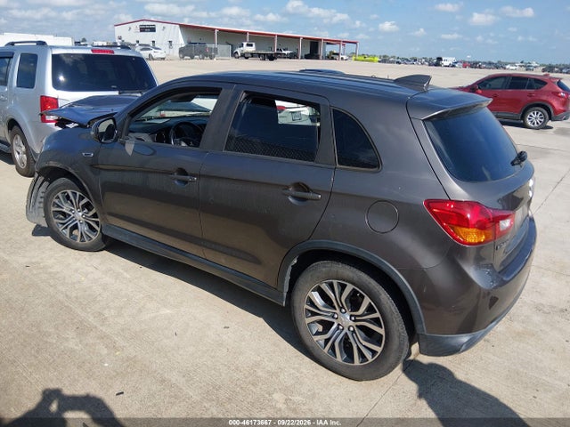 2017 Mitsubishi Outlander Sport 2.0 Es/2.0 Le მანქანა იყიდება აუქციონზე, vin: JA4AP3AU4HZ016738, აუქციონის ნომერი: 46173667