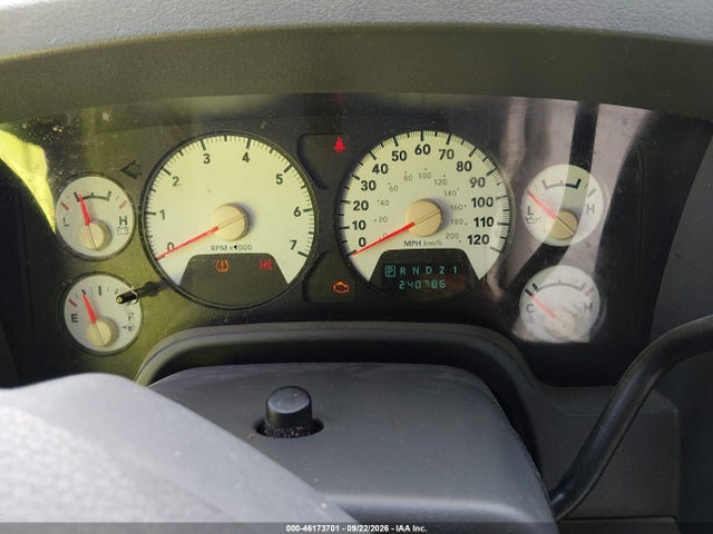 2008 Dodge Ram 1500 Slt მანქანა იყიდება აუქციონზე, vin: 1D7HA18N48J154079, აუქციონის ნომერი: 46173701
