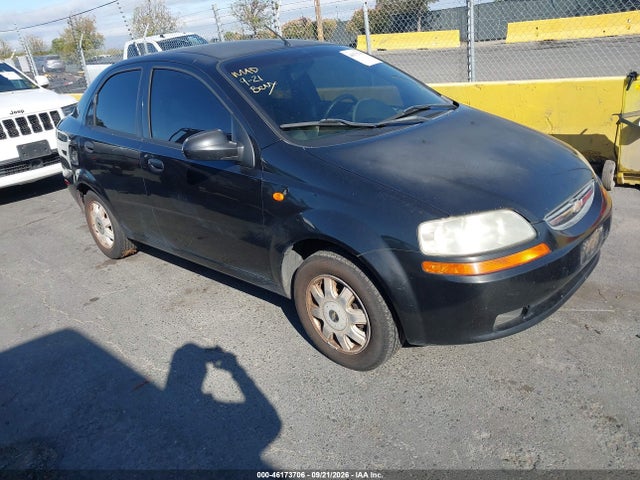 2004 Chevrolet Aveo Ls მანქანა იყიდება აუქციონზე, vin: KL1TJ52634B137296, აუქციონის ნომერი: 46173706