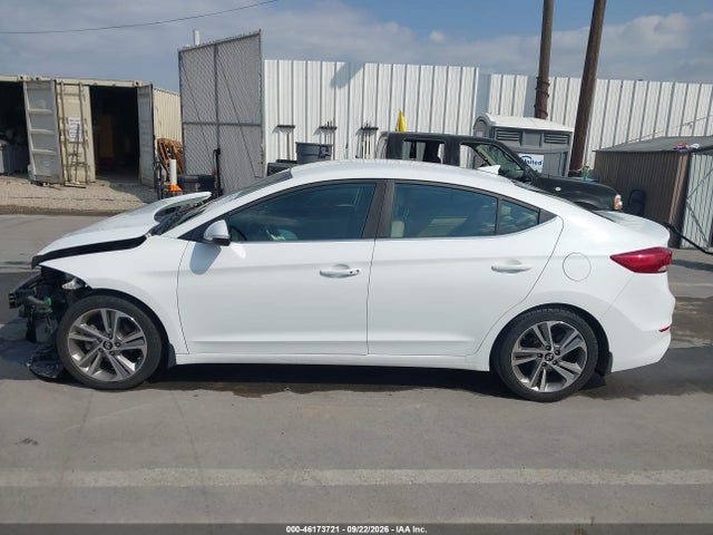 2018 Hyundai Elantra Limited მანქანა იყიდება აუქციონზე, vin: 5NPD84LF4JH268491, აუქციონის ნომერი: 46173721