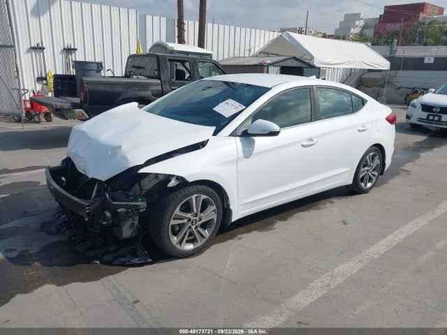2018 Hyundai Elantra Limited მანქანა იყიდება აუქციონზე, vin: 5NPD84LF4JH268491, აუქციონის ნომერი: 46173721