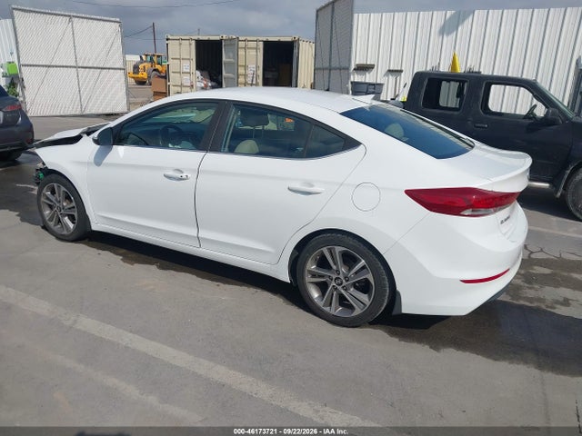 2018 Hyundai Elantra Limited მანქანა იყიდება აუქციონზე, vin: 5NPD84LF4JH268491, აუქციონის ნომერი: 46173721