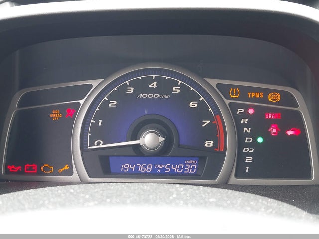 46173722 :رقم المزاد ، 2HGFA1F68BH505261 vin ، 2011 Honda Civic Lx-s مزاد بيع