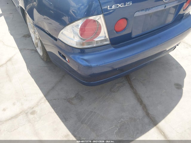2002 Lexus Is 300 მანქანა იყიდება აუქციონზე, vin: JTHBD192420051171, აუქციონის ნომერი: 46173776