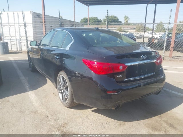 2015 Infiniti Q50 Sport მანქანა იყიდება აუქციონზე, vin: JN1BV7AR8FM416141, აუქციონის ნომერი: 46173802