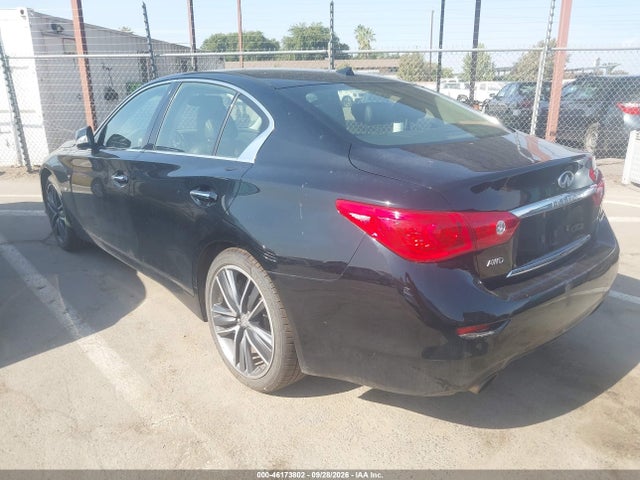 2015 Infiniti Q50 Sport მანქანა იყიდება აუქციონზე, vin: JN1BV7AR8FM416141, აუქციონის ნომერი: 46173802