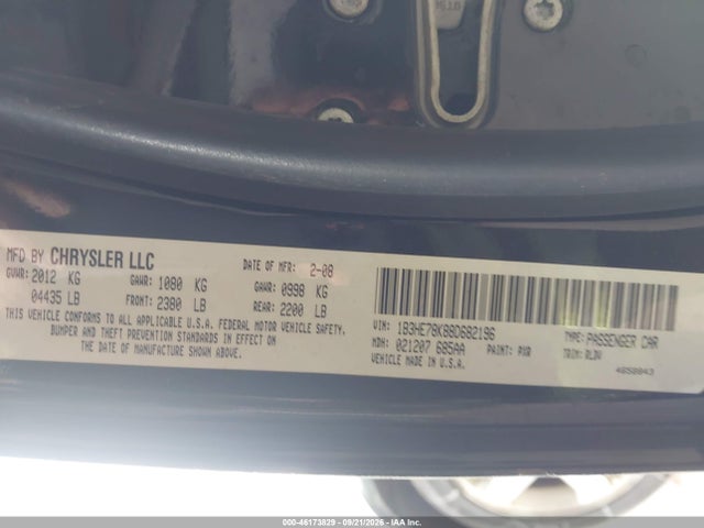 Aukcja sprzedaży 2008 Dodge Caliber R/t, vin: 1B3HE78K88D682196, numer aukcji: 46173829