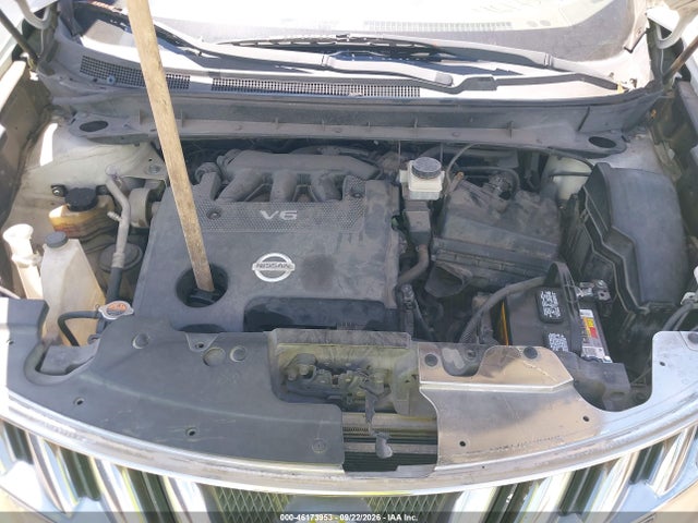 2010 Nissan Murano Sl მანქანა იყიდება აუქციონზე, vin: JN8AZ1MW3AW124572, აუქციონის ნომერი: 46173953