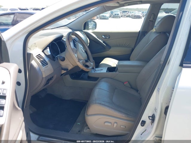 2010 Nissan Murano Sl მანქანა იყიდება აუქციონზე, vin: JN8AZ1MW3AW124572, აუქციონის ნომერი: 46173953