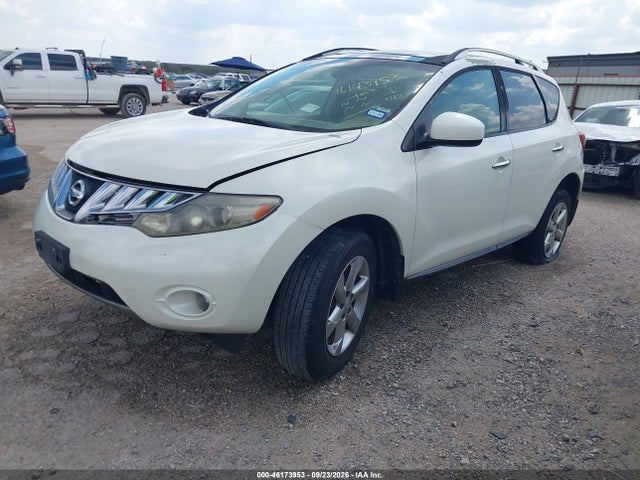 2010 Nissan Murano Sl მანქანა იყიდება აუქციონზე, vin: JN8AZ1MW3AW124572, აუქციონის ნომერი: 46173953