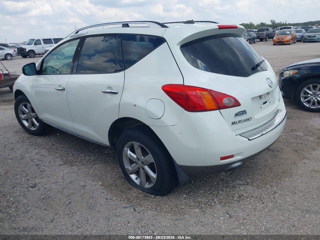 2010 Nissan Murano Sl მანქანა იყიდება აუქციონზე, vin: JN8AZ1MW3AW124572, აუქციონის ნომერი: 46173953