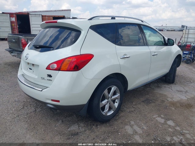 2010 Nissan Murano Sl მანქანა იყიდება აუქციონზე, vin: JN8AZ1MW3AW124572, აუქციონის ნომერი: 46173953