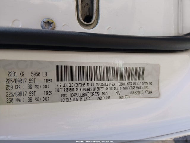 Продажа на аукционе авто 2019 Jeep Cherokee Latitude Plus Fwd, vin: 1C4PJLLB0KD132570, номер лота: 46174194