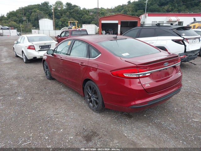 Aukcja sprzedaży 2018 Ford Fusion Hybrid Se, vin: 3FA6P0LU5JR196058, numer aukcji: 46174269
