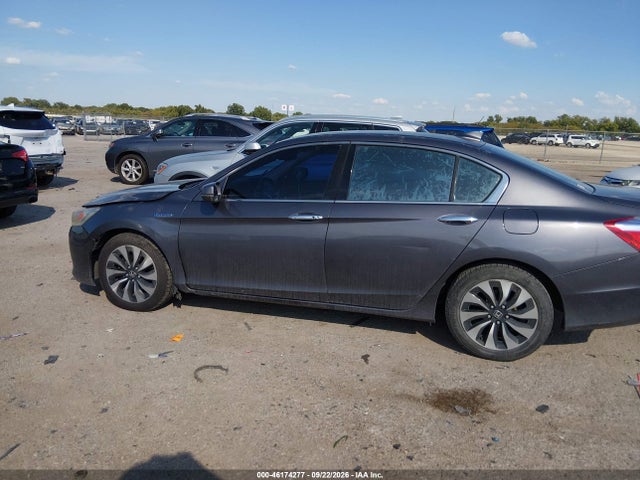 2015 Honda Accord Hybrid Touring მანქანა იყიდება აუქციონზე, vin: 1HGCR6F73FA007989, აუქციონის ნომერი: 46174277