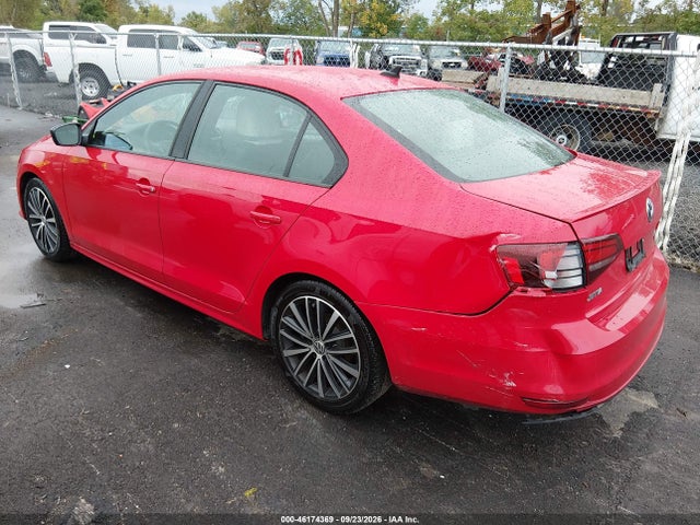 Продажа на аукционе авто 2016 Volkswagen Jetta 1.8t Sport, vin: 3VWB17AJ9GM345683, номер лота: 46174369