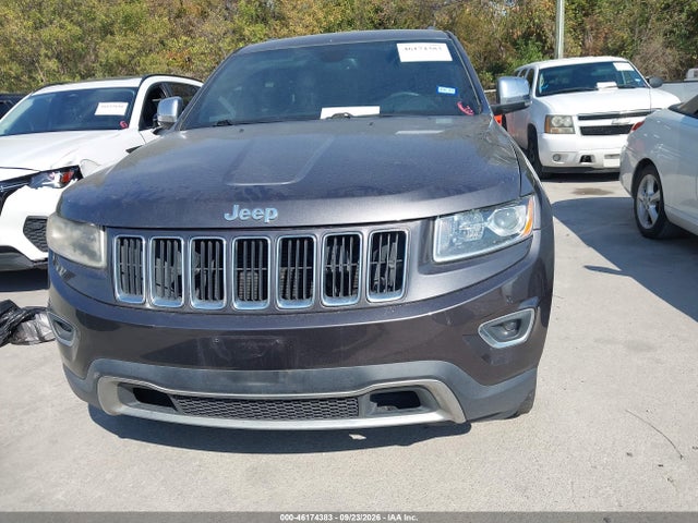 2016 Jeep Grand Cherokee Limited მანქანა იყიდება აუქციონზე, vin: 1C4RJFBG1GC391458, აუქციონის ნომერი: 46174383