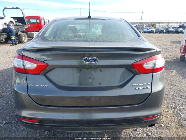 46174517 :رقم المزاد ، 3FA6P0RU4GR325200 vin ، 2016 Ford Fusion Hybrid Titanium مزاد بيع