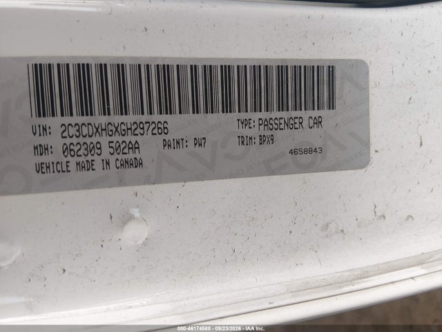 Dodge Charger Sxt 2016 2C3CDXHGXGH297266 Image 9
