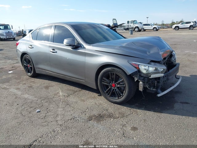 46174599 :رقم المزاد ، JN1BV7AP3FM330170 vin ، 2015 Infiniti Q50 Premium مزاد بيع
