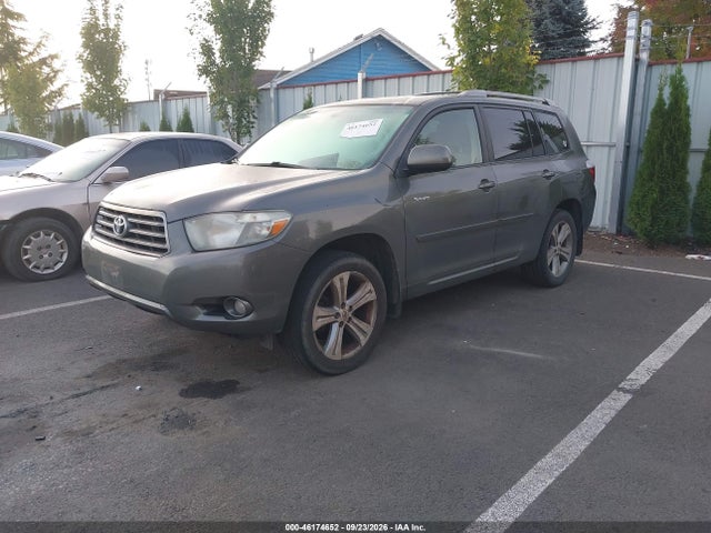 2008 Toyota Highlander Sport მანქანა იყიდება აუქციონზე, vin: JTEDS43A282060090, აუქციონის ნომერი: 46174652