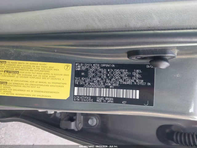2008 Toyota Highlander Sport მანქანა იყიდება აუქციონზე, vin: JTEDS43A282060090, აუქციონის ნომერი: 46174652