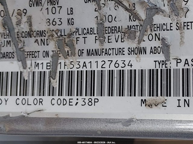 Продаж на аукціоні авто 2010 Mazda Mazda3 S Sport, vin: JM1BL1H53A1127634, номер лоту: 46174684