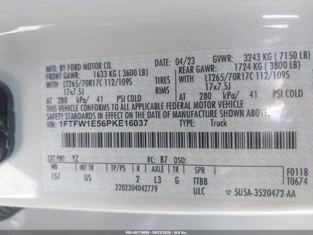 Ford F-150 Xlt 2023 1FTFW1E56PKE16037 Image 9