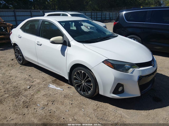 46175184 :رقم المزاد ، 2T1BURHE3FC378166 vin ، 2015 Toyota Corolla S Plus مزاد بيع