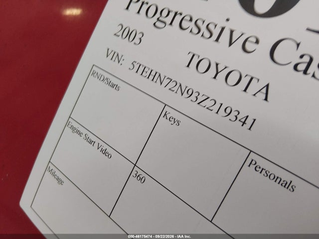 Aukcja sprzedaży 2003 Toyota Tacoma Base V6, vin: 5TEHN72N93Z219341, numer aukcji: 46175474