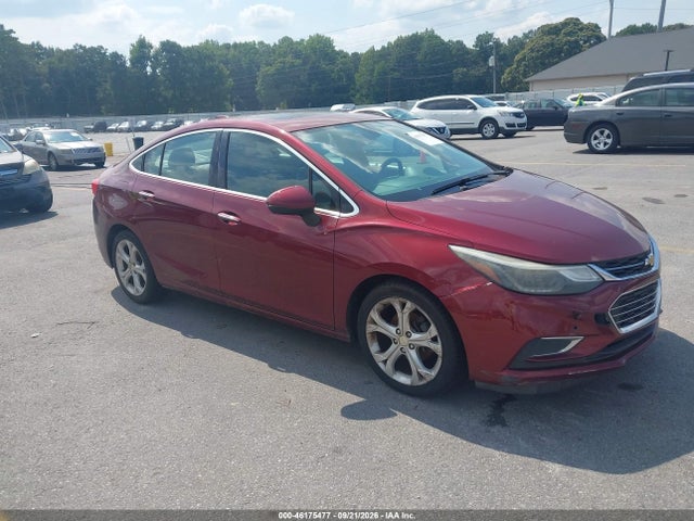46175477 :رقم المزاد ، 1G1BG5SM0G7269384 vin ، 2016 Chevrolet Cruze Premier Auto مزاد بيع