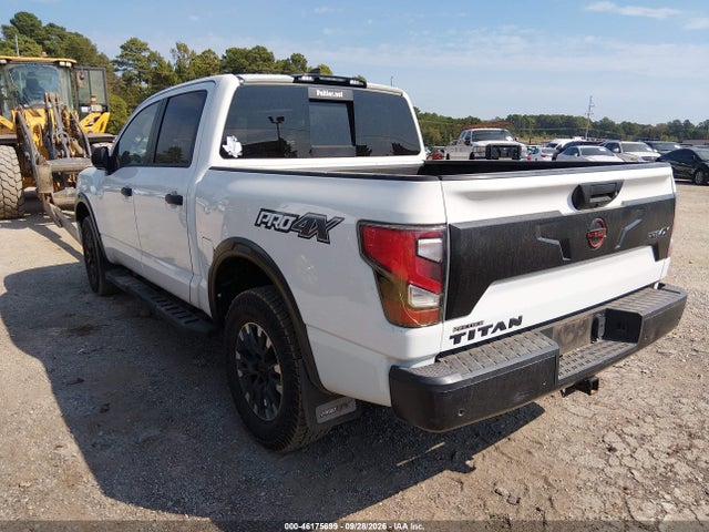 2023 Nissan Titan Pro-4x 4x4 მანქანა იყიდება აუქციონზე, vin: 1N6AA1ED5PN105842, აუქციონის ნომერი: 46175699