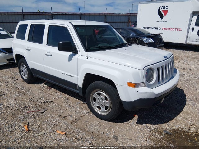 Продаж на аукціоні авто 2016 Jeep Patriot Sport, vin: 1C4NJPBAXGD648675, номер лоту: 46175745