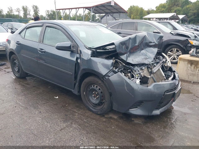 46175802 :رقم المزاد ، 2T1BURHE3GC557020 vin ، 2016 Toyota Corolla Le مزاد بيع