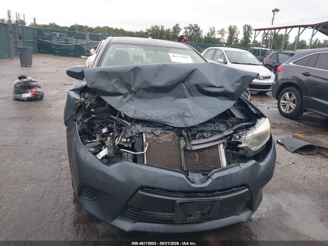 46175802 :رقم المزاد ، 2T1BURHE3GC557020 vin ، 2016 Toyota Corolla Le مزاد بيع
