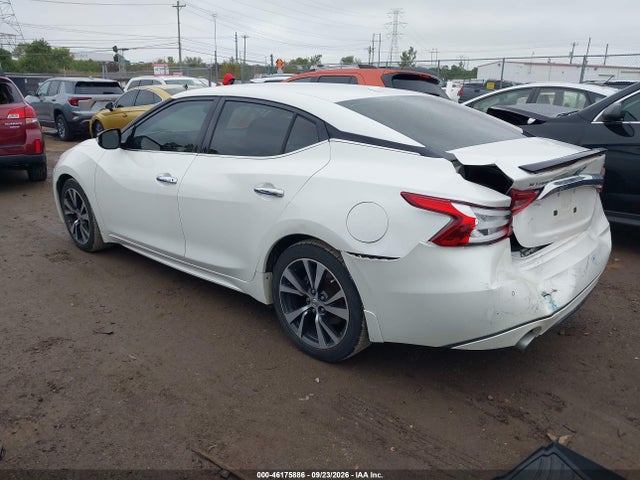 2016 Nissan Maxima 3.5 Sv მანქანა იყიდება აუქციონზე, vin: 1N4AA6AP1GC443630, აუქციონის ნომერი: 46175886